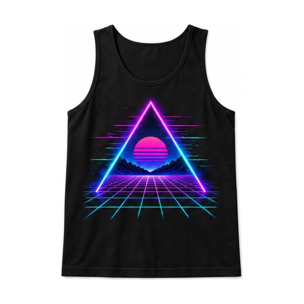 Triangle Portal Grid Tank Top